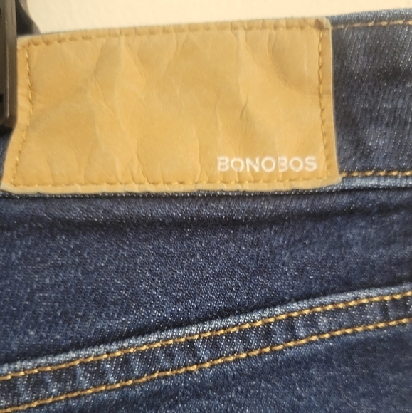 Bonobos Straight Leg Dark Denim Jeans Size 38/32 - Picture 6 of 7